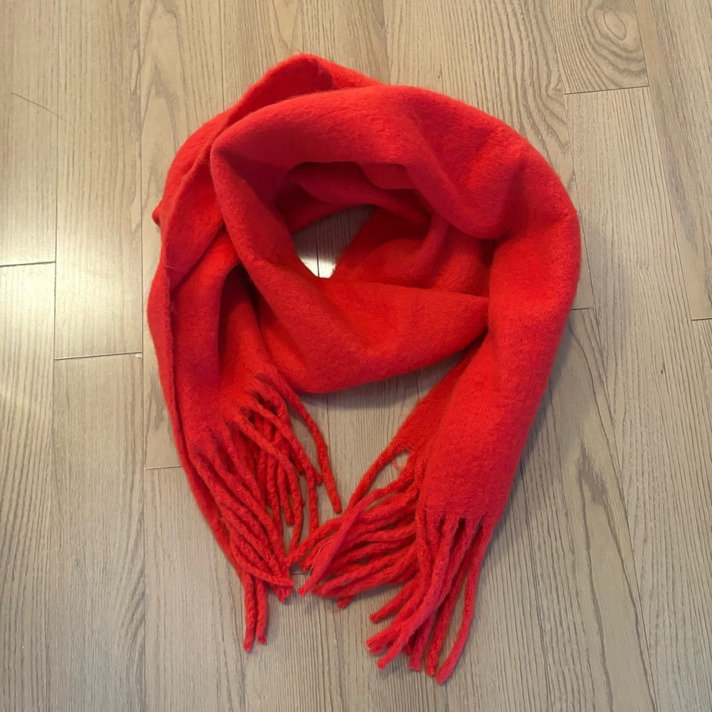 ONLY Bold Red Women's Scarf